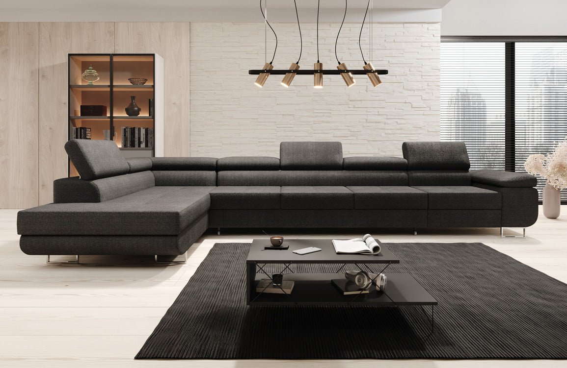 Designer Sofa Maxi met slaap- en klapfunctie in bouclé