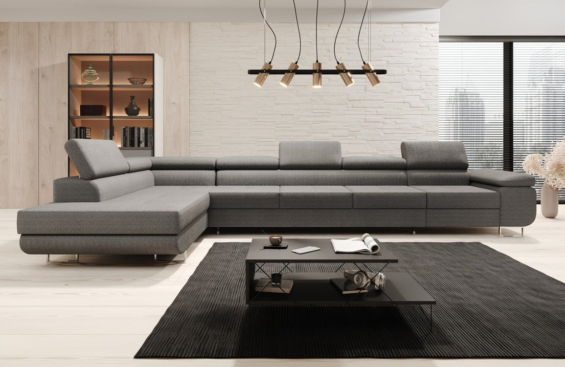 Designer Sofa Maxi met slaap- en klapfunctie in bouclé