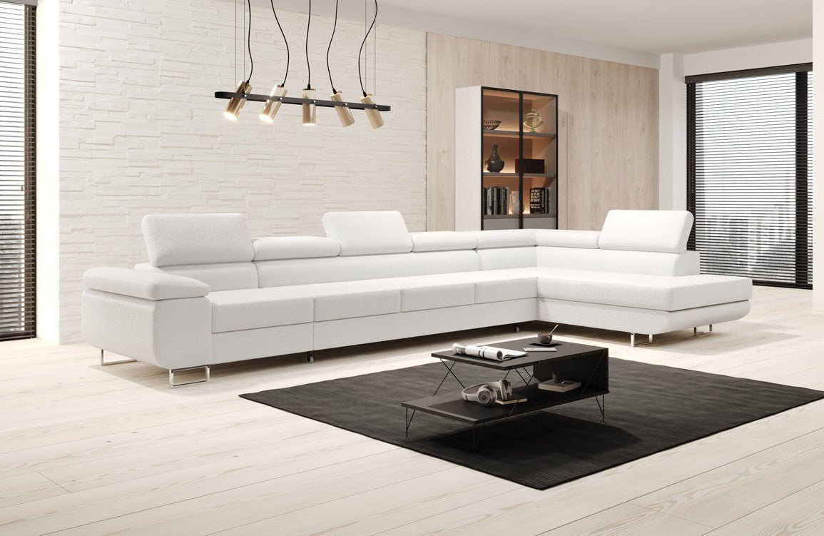 Designer Sofa Maxi met slaap- en klapfunctie in bouclé