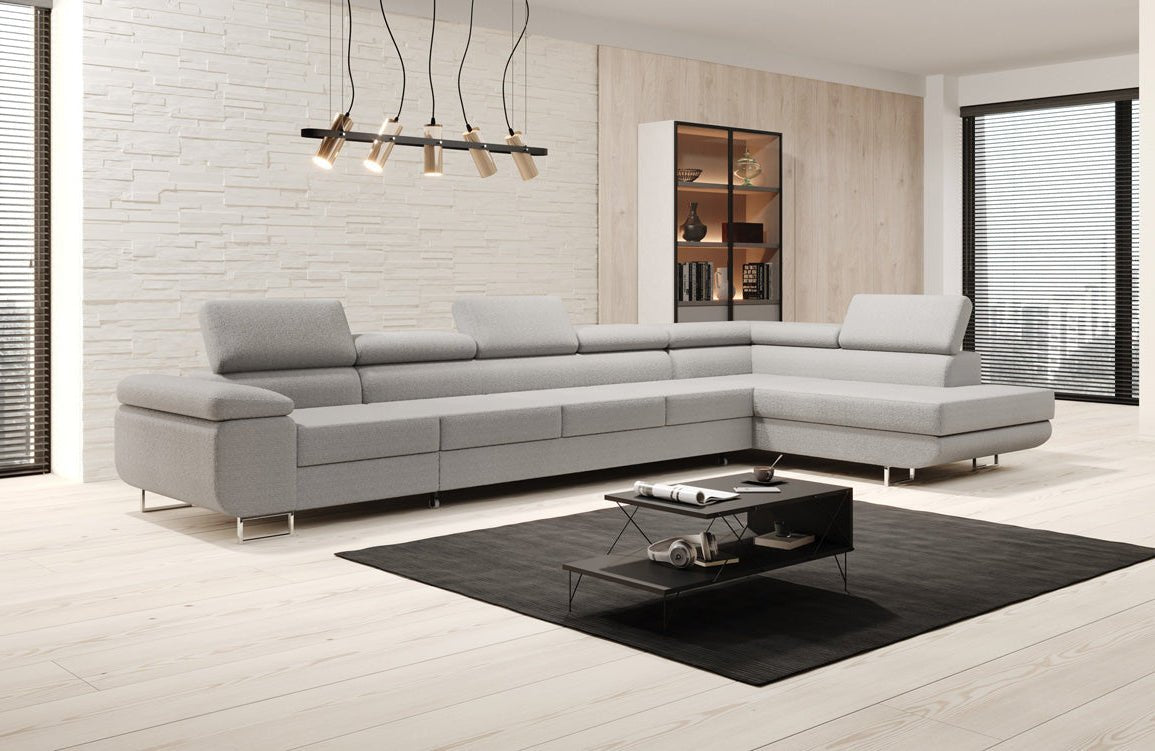 Designer Sofa Maxi met slaap- en klapfunctie in bouclé