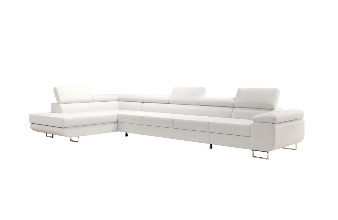 Designer Sofa Maxi met slaap- en klapfunctie in bouclé