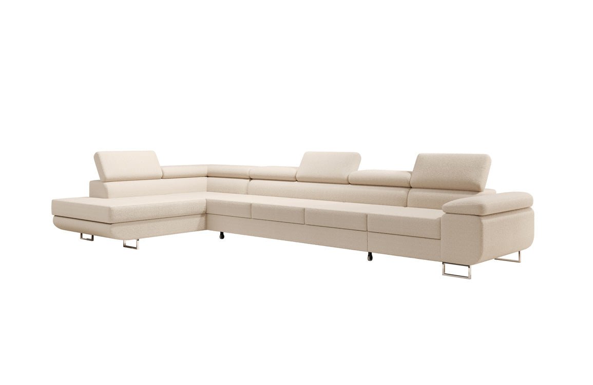 Designer Sofa Maxi met slaap- en klapfunctie in bouclé