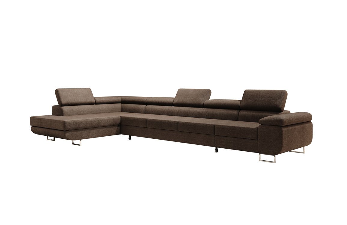 Designer Sofa Maxi met slaap- en klapfunctie in bouclé