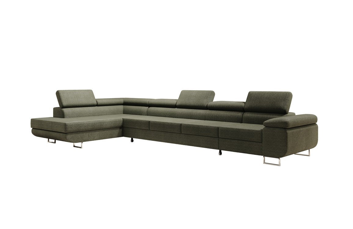 Designer Sofa Maxi met slaap- en klapfunctie in bouclé