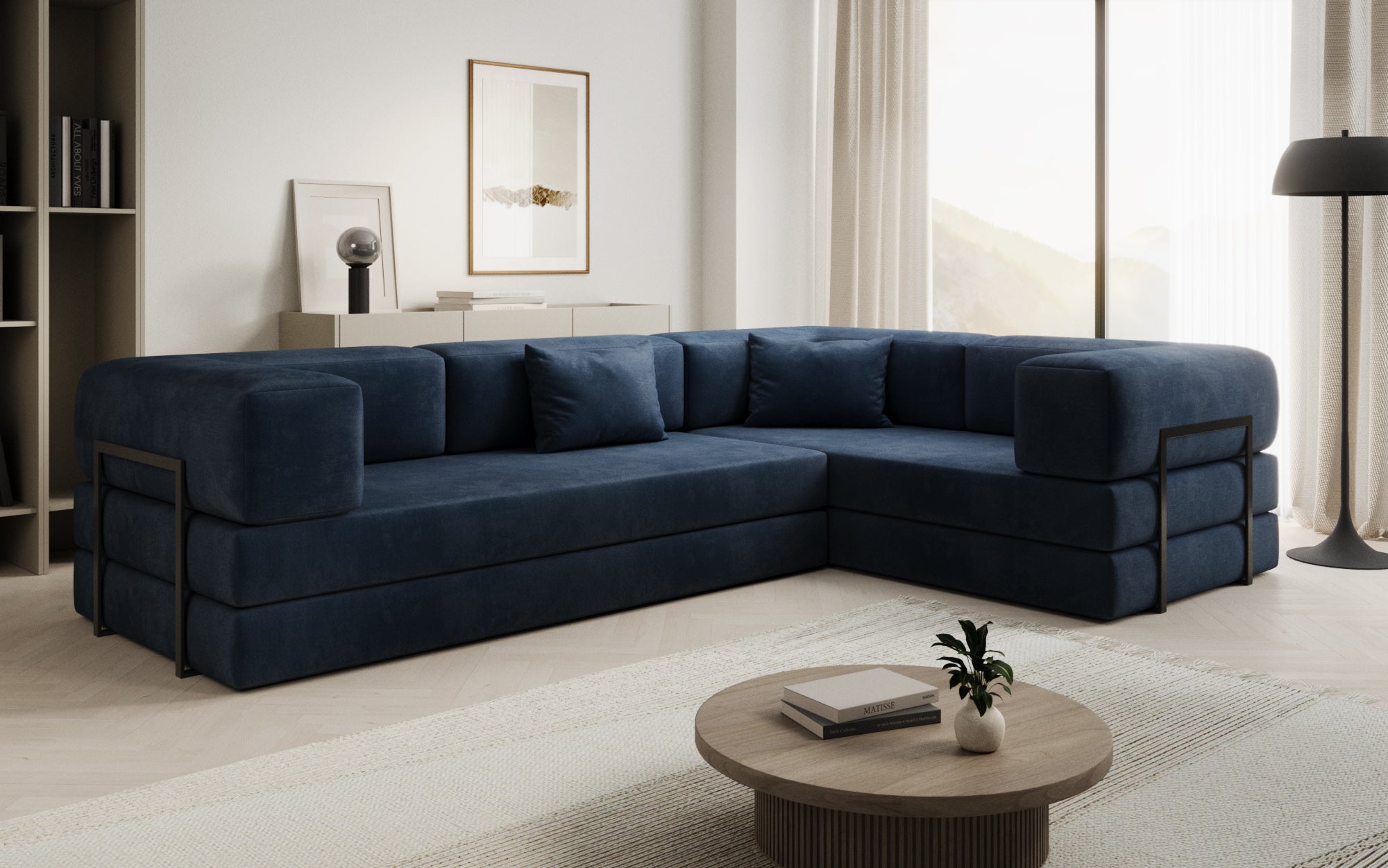 Extra hoes voor Sofa Lazy in fluweel