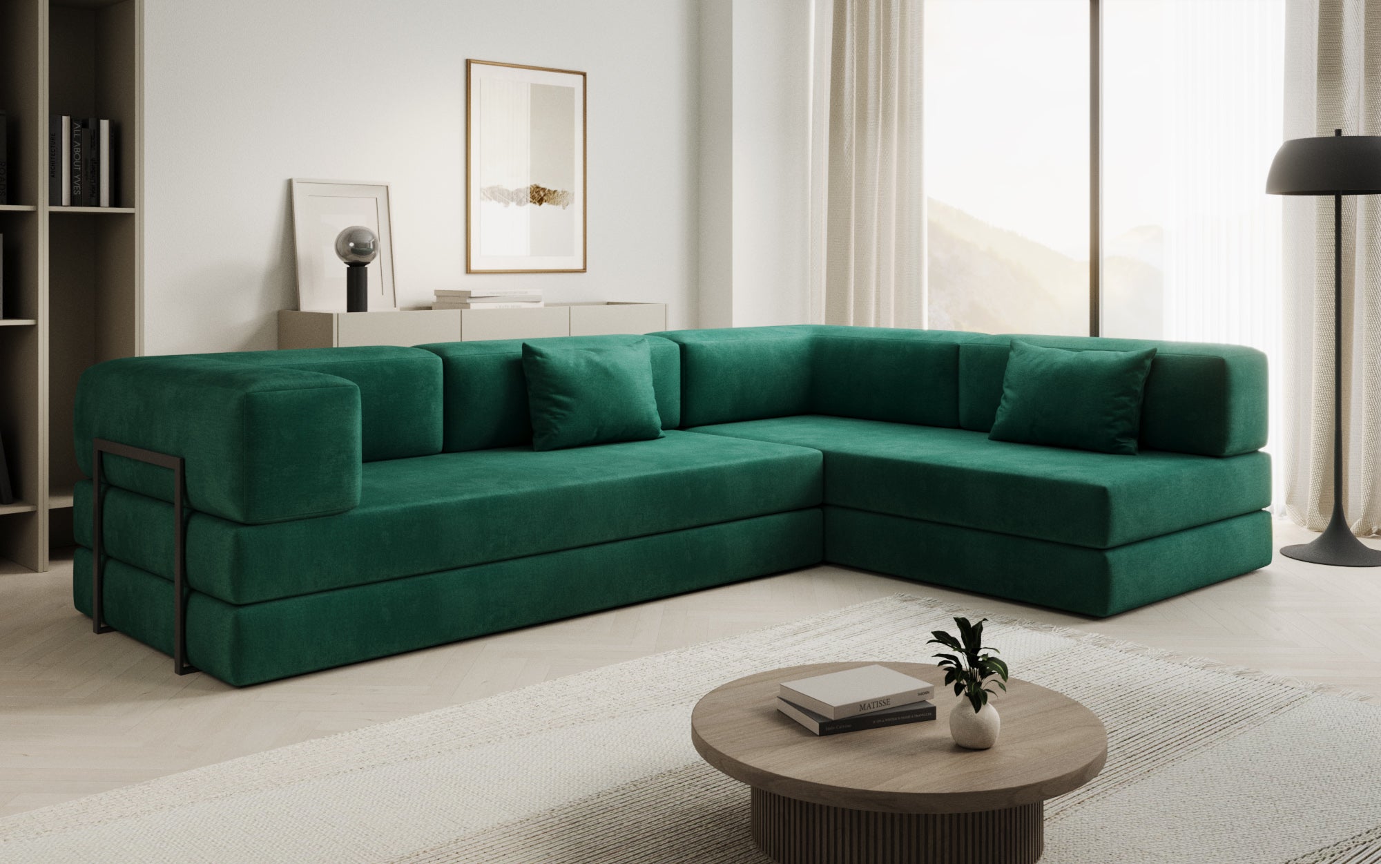 Extra hoes voor Sofa Lazy in fluweel