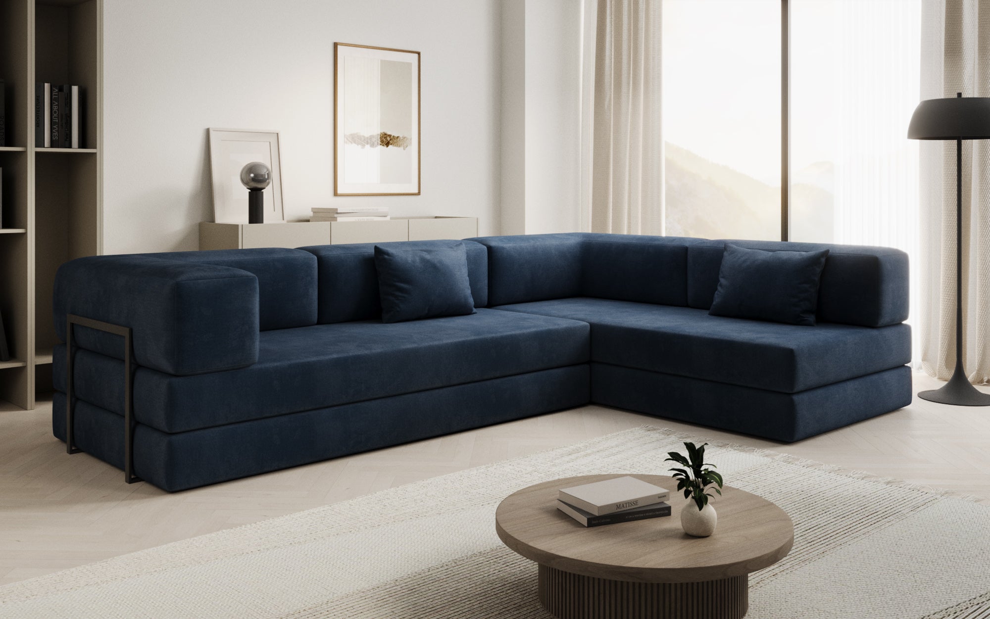 Extra hoes voor Sofa Lazy in fluweel