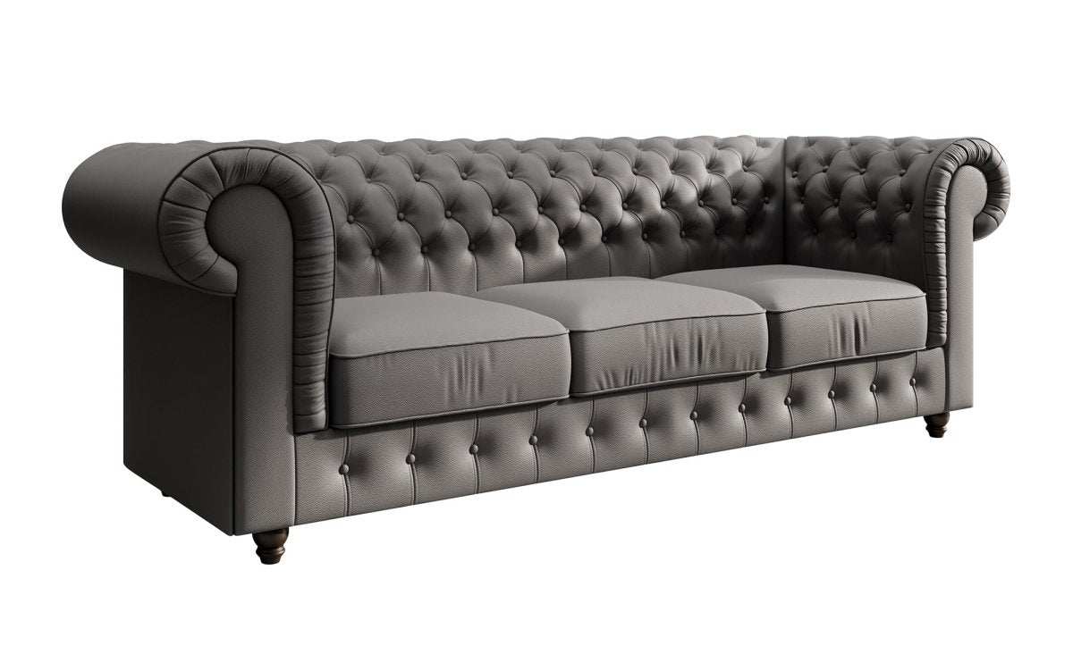Chesterfield Sofa Hermine (Kunstleder) - Luxusbetten24