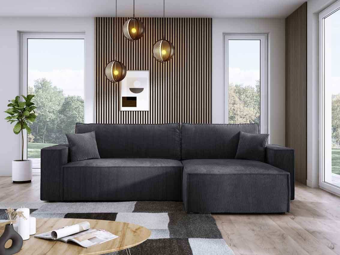 Designer Sofa Velanova mit Schlaffunktion und Stauraum