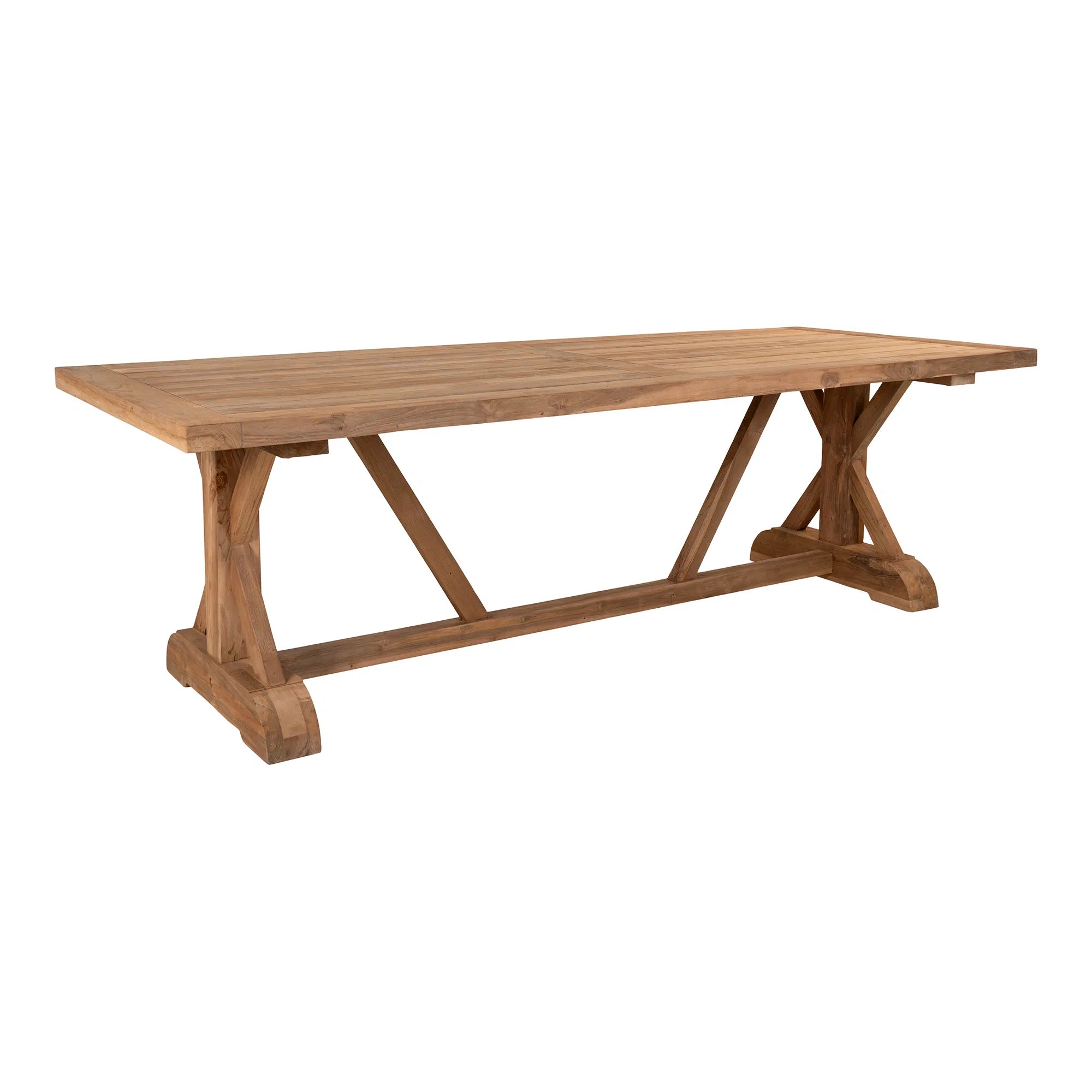 Garten Esstisch Goliath – Teakholz, 240 × 100 cm