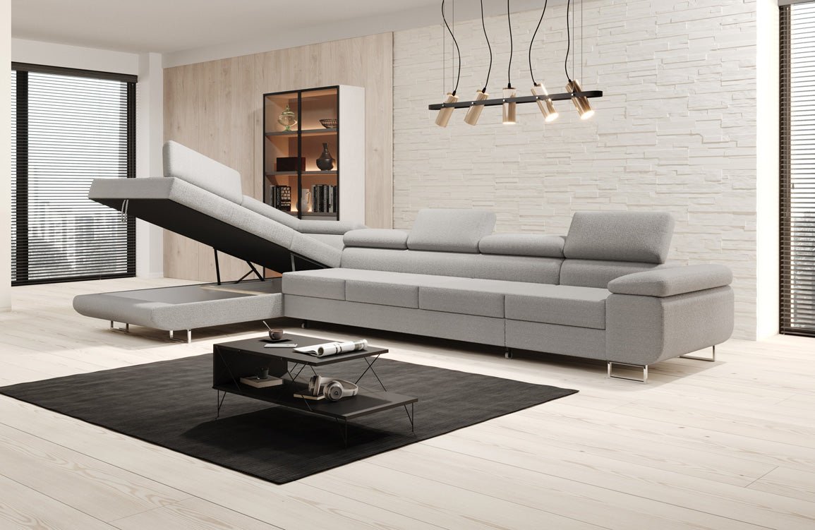 Designer Sofa Maxi met slaap- en klapfunctie in bouclé