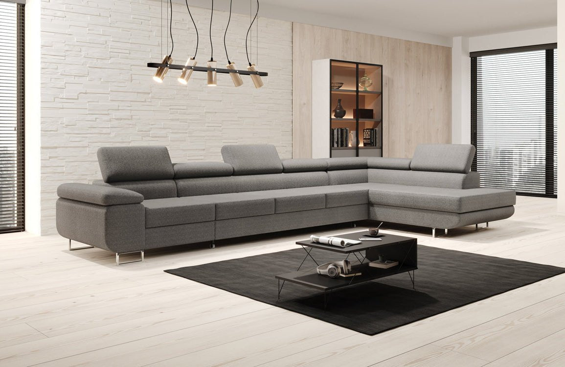 Designer Sofa Maxi met slaap- en klapfunctie in bouclé