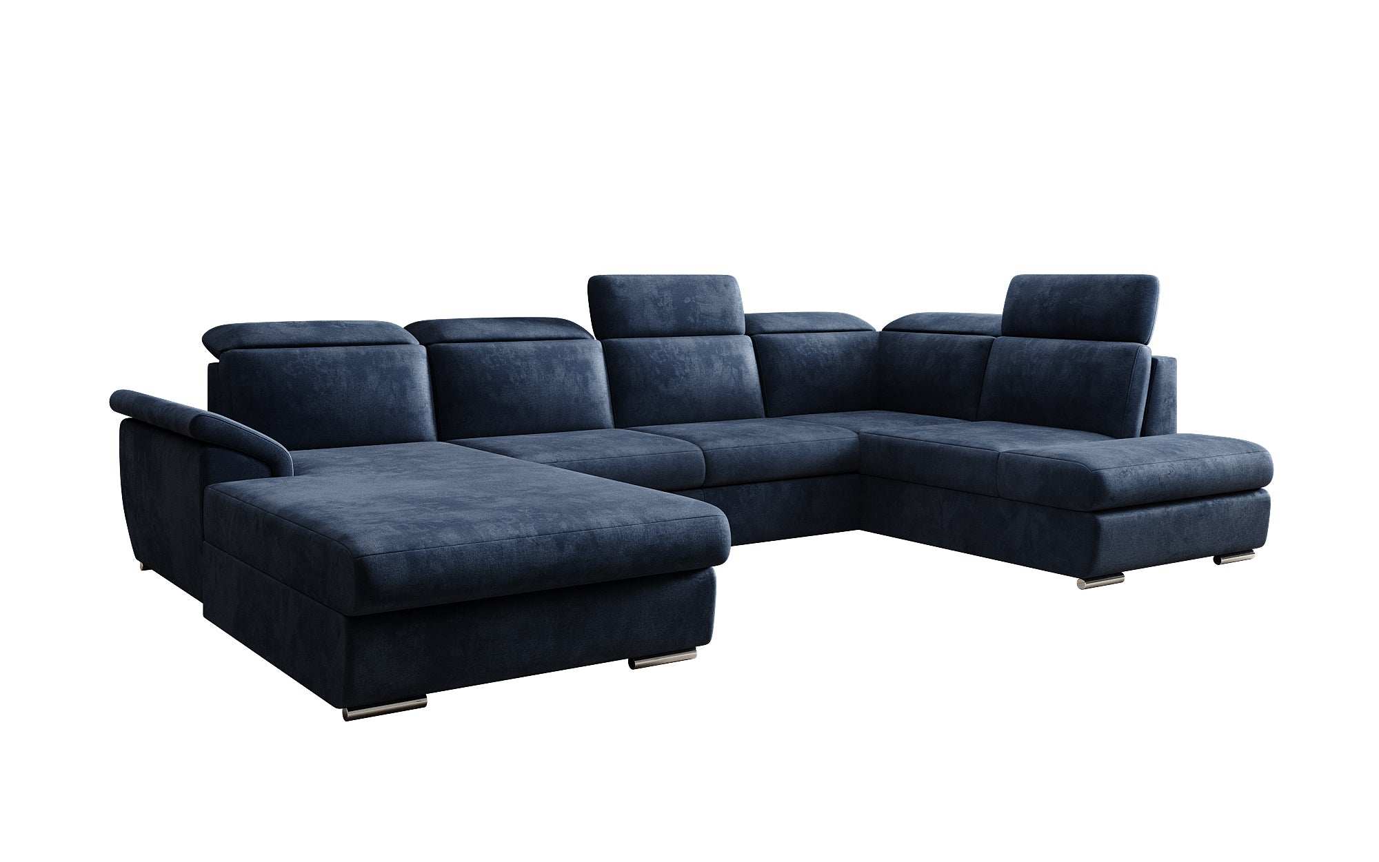 Designer Sofa Emiliano mit Schlaf- und Klappfunktion