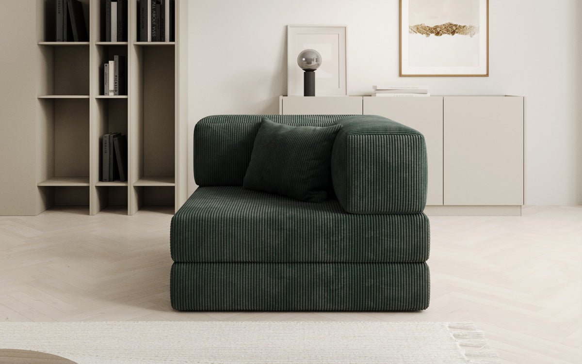 Designer Sofa-Sessel Lazy in Corduroy