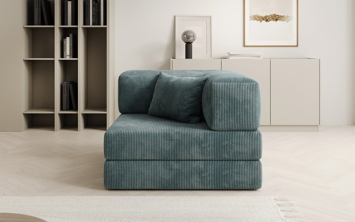 Designer Sofa-Sessel Lazy in Corduroy