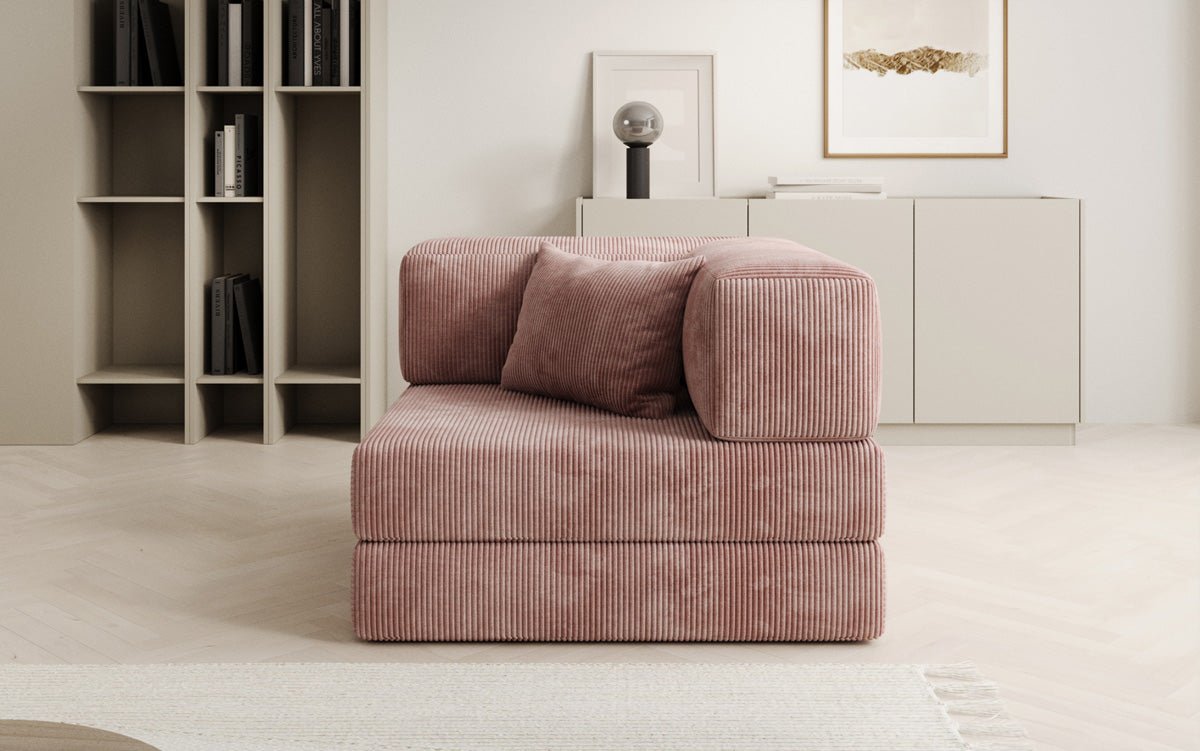 Designer Sofa-Sessel Lazy in Corduroy