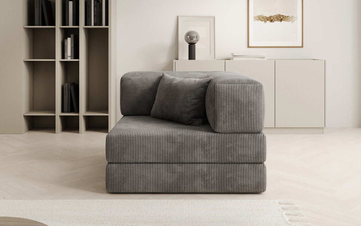 Designer Sofa-Sessel Lazy in Corduroy