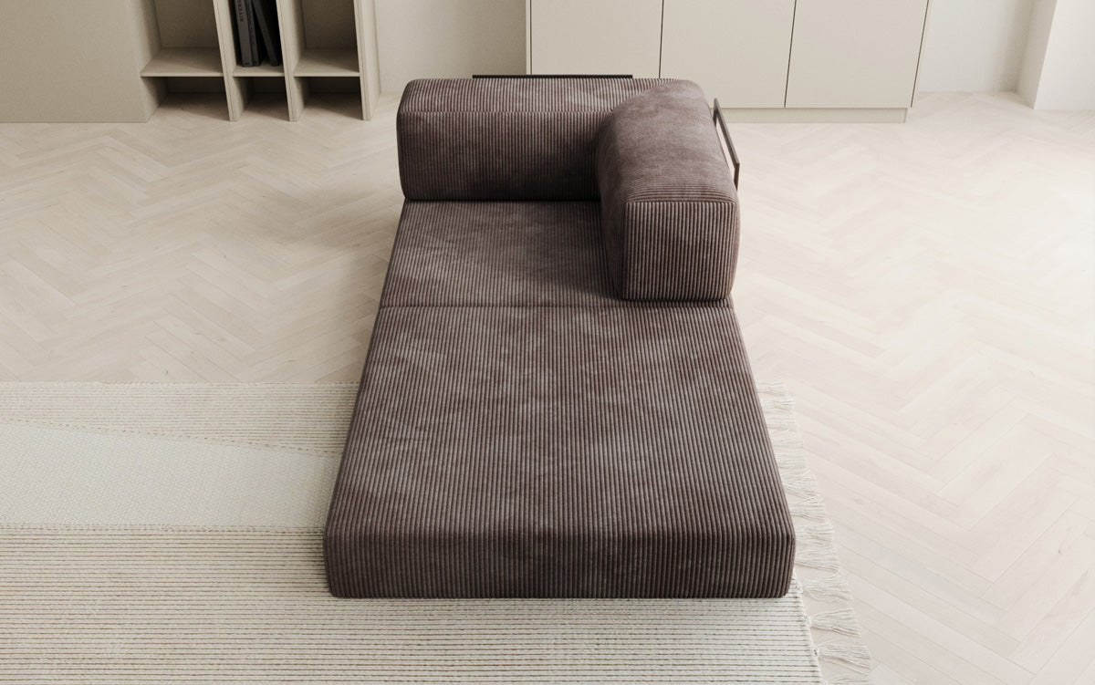 Designer Sofa-Sessel Lazy in Corduroy
