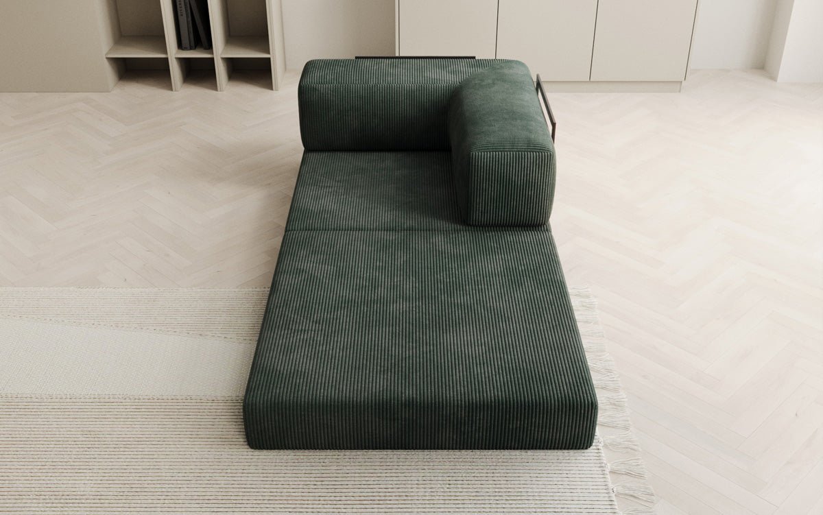 Designer Sofa-Sessel Lazy in Corduroy