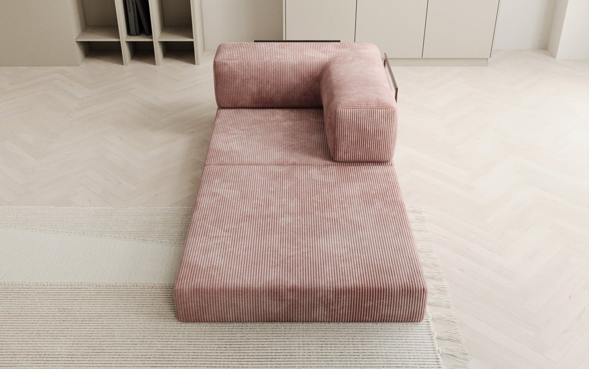 Designer Sofa-Sessel Lazy in Corduroy