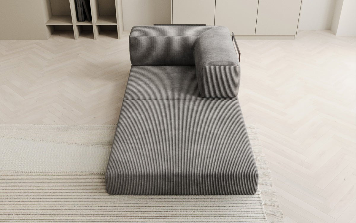 Designer Sofa-Sessel Lazy in Corduroy