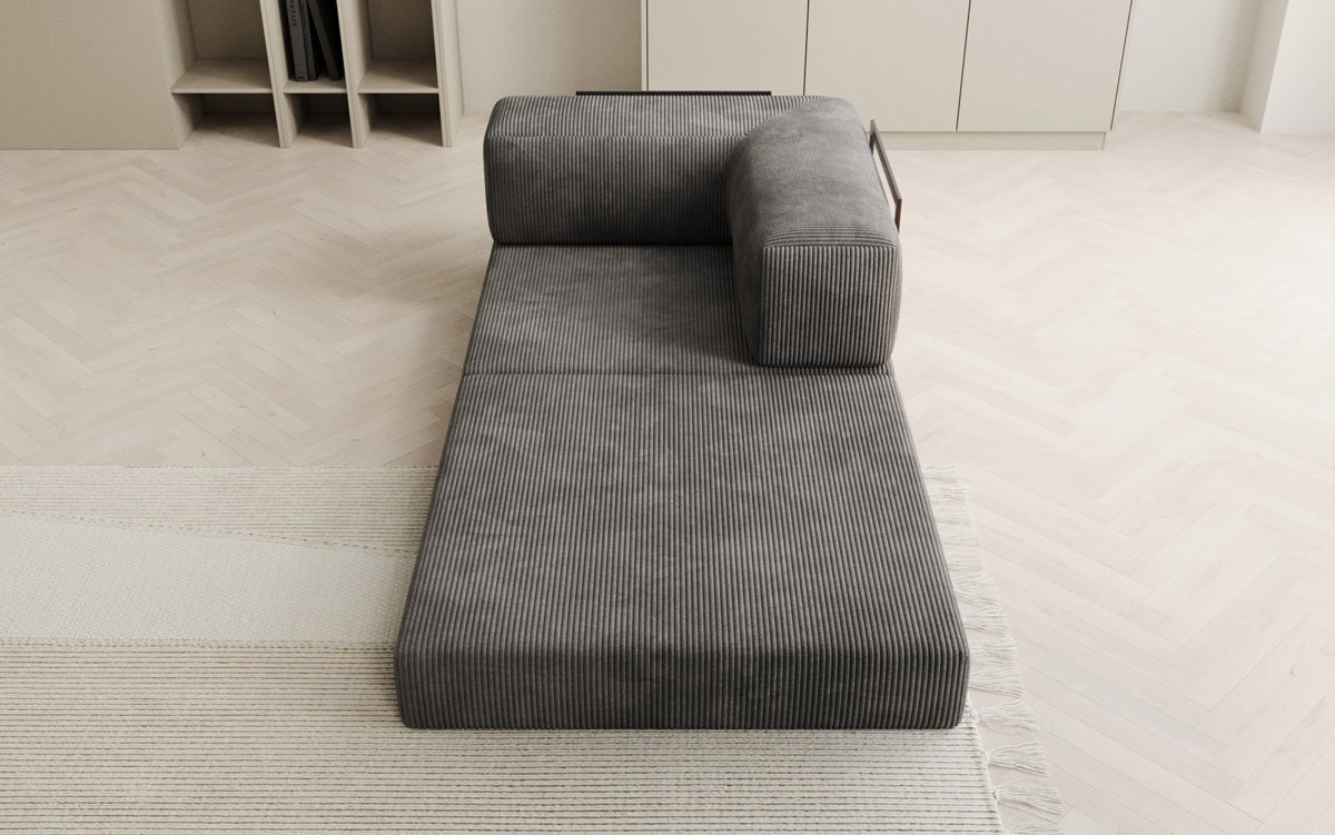 Designer Sofa-Sessel Lazy in Corduroy