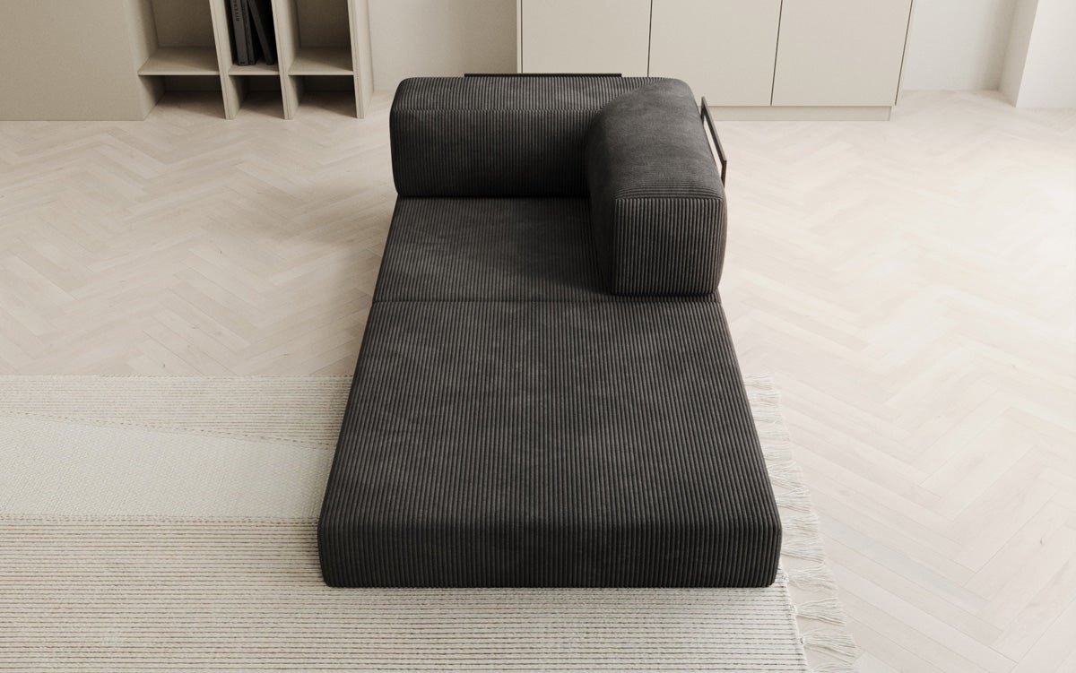 Designer Sofa-Sessel Lazy in Corduroy