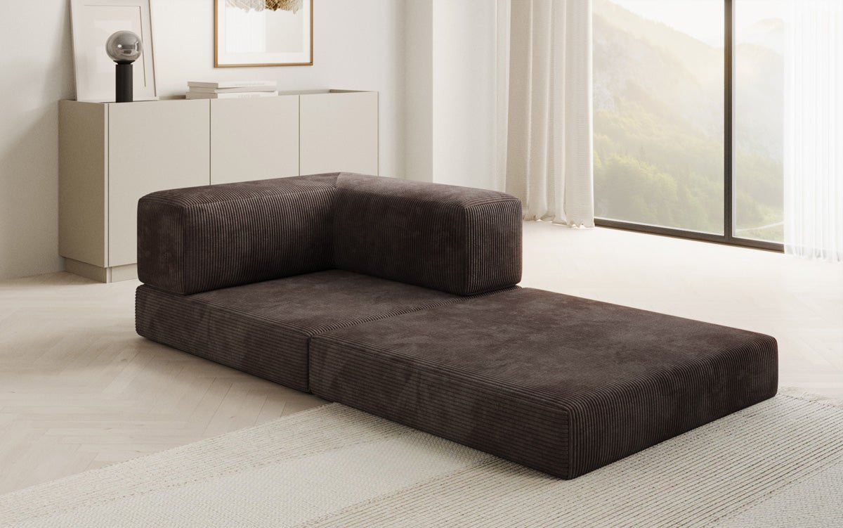 Designer Sofa-Sessel Lazy in Corduroy