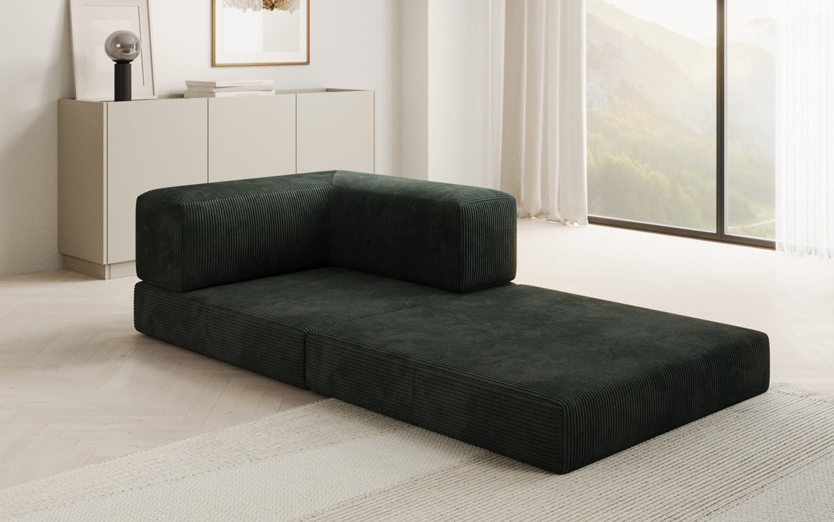 Designer Sofa-Sessel Lazy in Corduroy