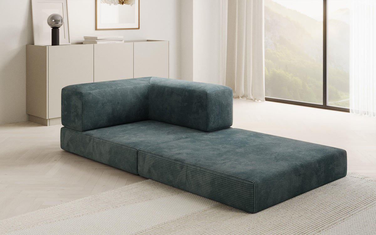 Designer Sofa-Sessel Lazy in Corduroy