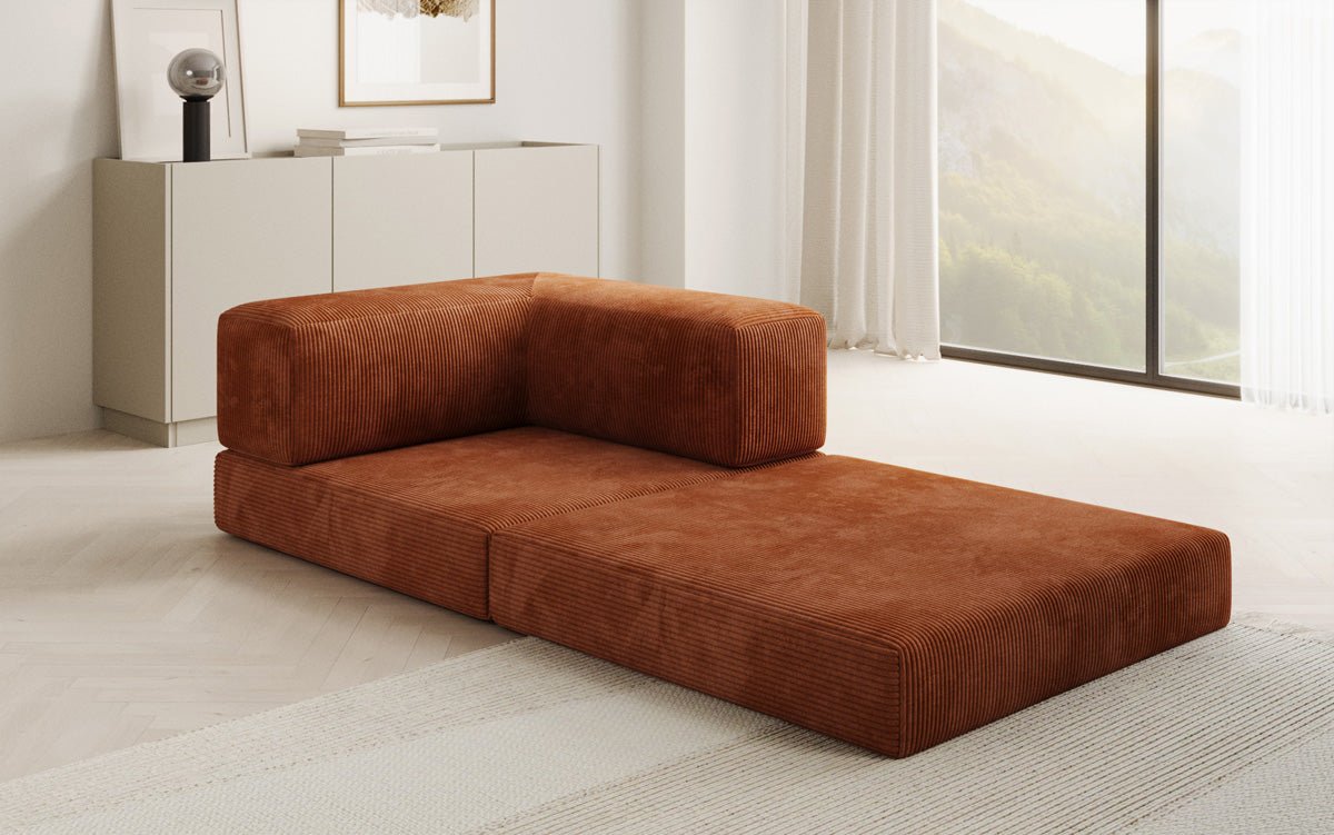 Designer Sofa-Sessel Lazy in Corduroy