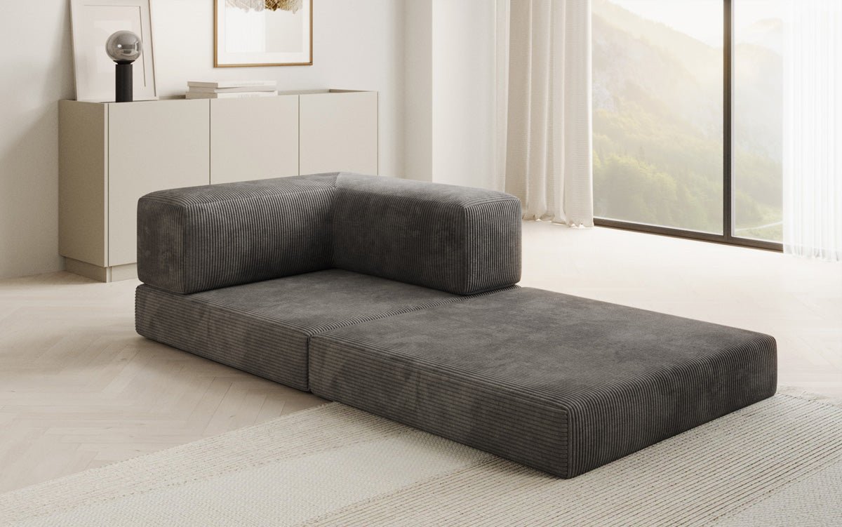 Designer Sofa-Sessel Lazy in Corduroy