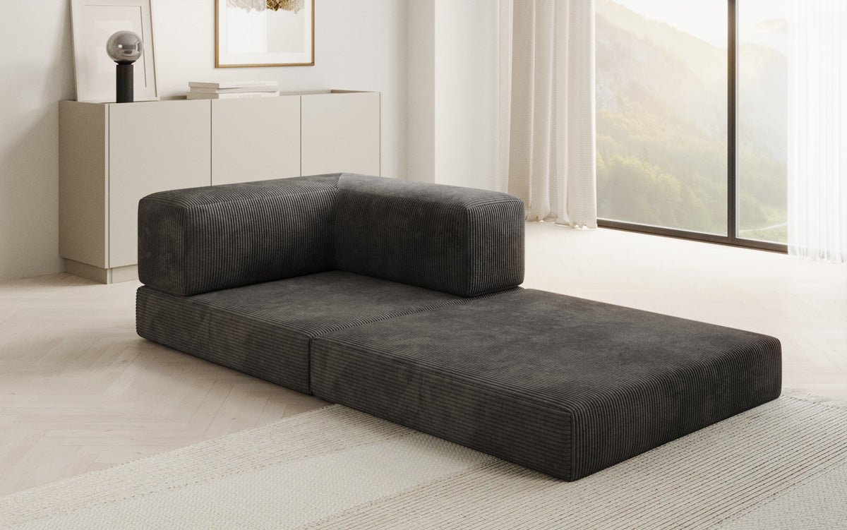 Designer Sofa-Sessel Lazy in Corduroy