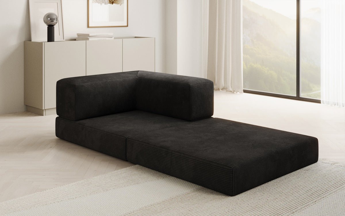 Designer Sofa-Sessel Lazy in Corduroy