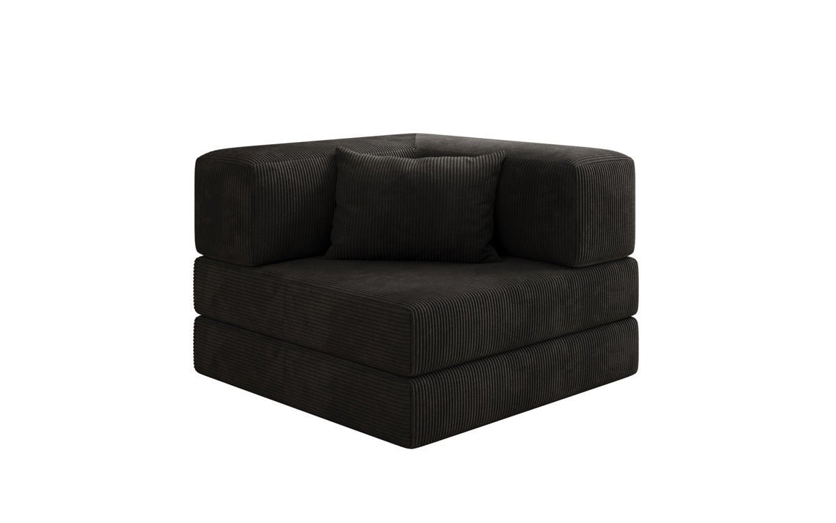 Designer Sofa-Sessel Lazy in Corduroy
