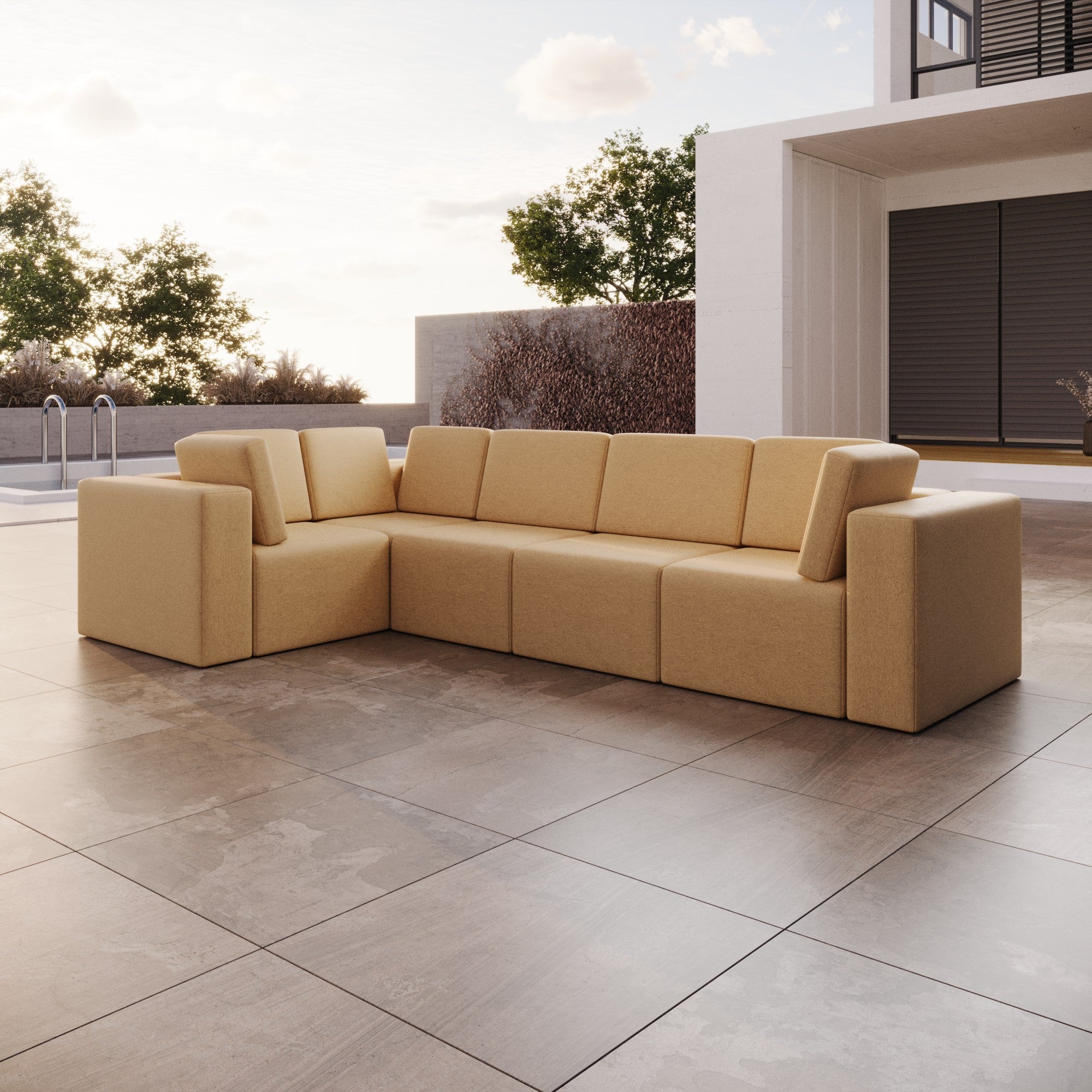 Canapé de jardin modulable Eden L Maxi