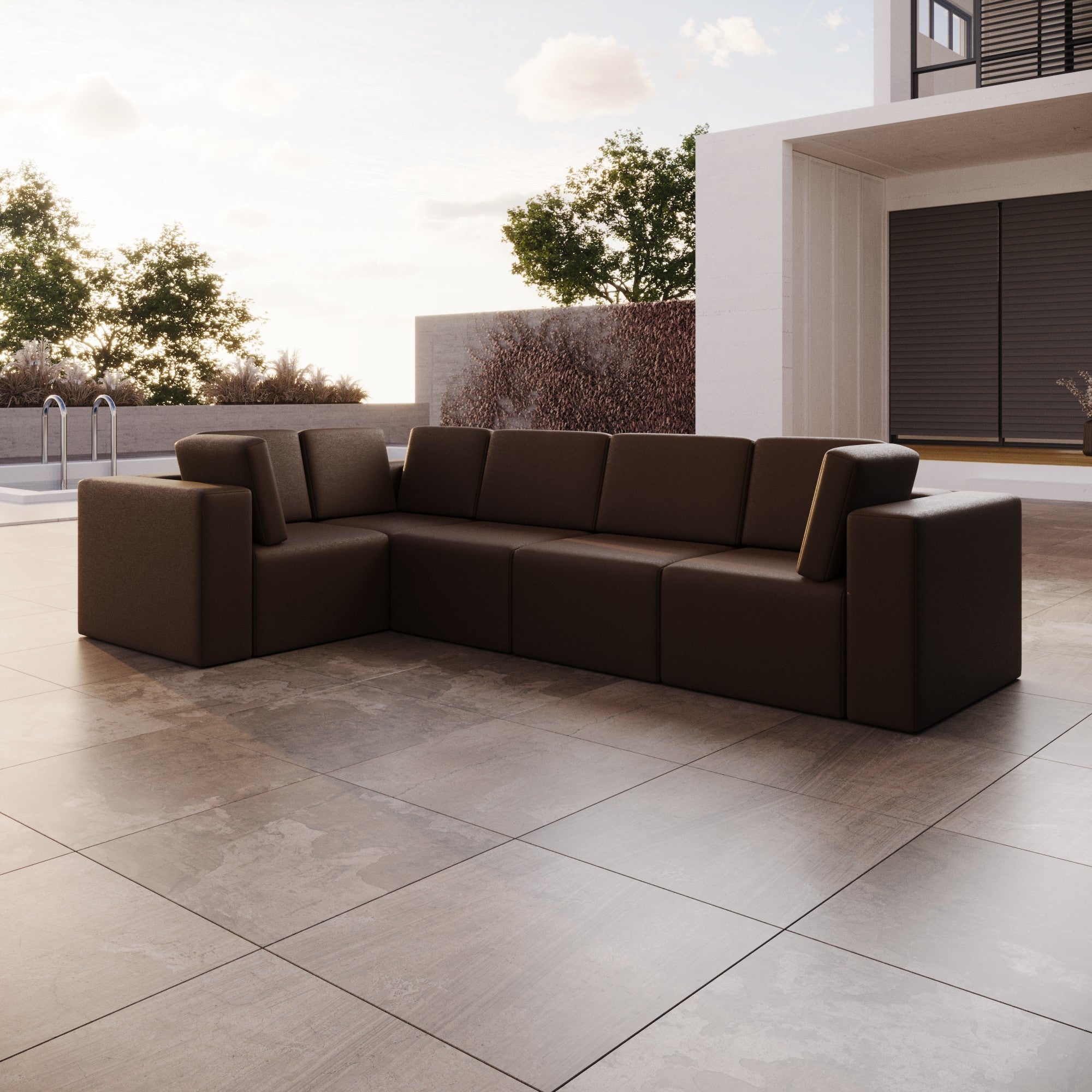 Canapé de jardin modulable Eden L Maxi