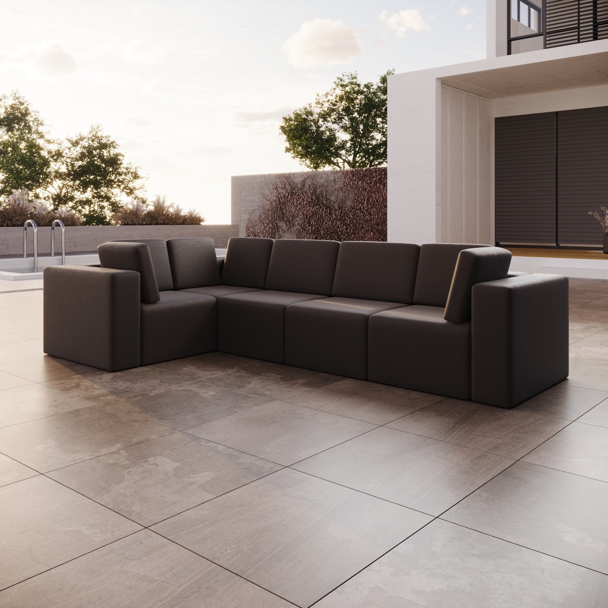 Canapé de jardin modulable Eden L Maxi