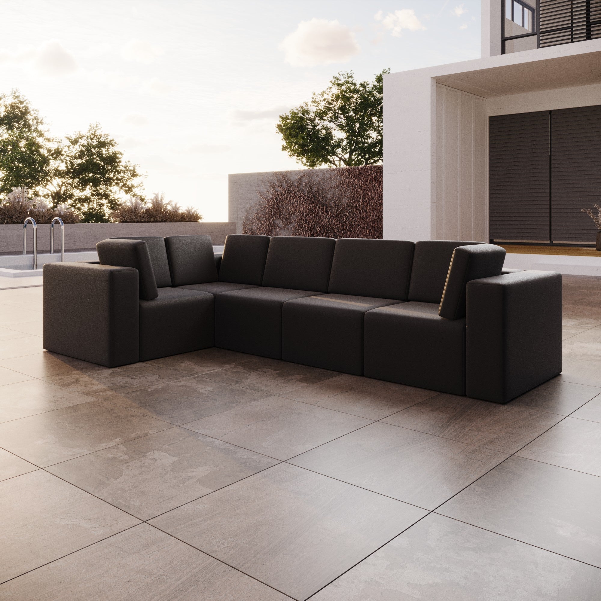 Canapé de jardin modulable Eden L Maxi