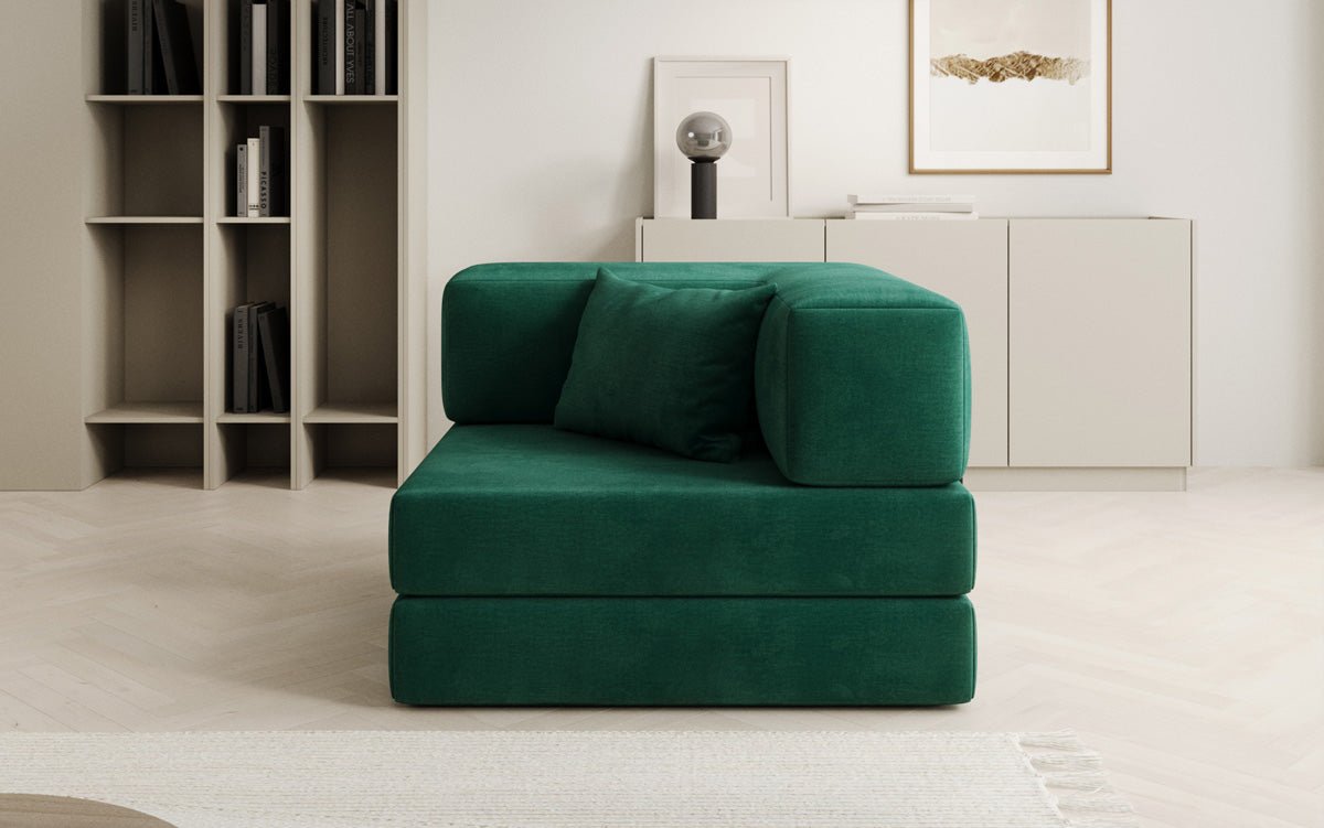 Designer Sofa-Sessel Lazy in fluweel