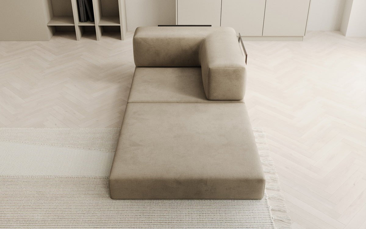 Designer Sofa-Sessel Lazy in fluweel