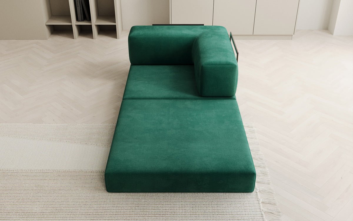 Designer Sofa-Sessel Lazy in fluweel