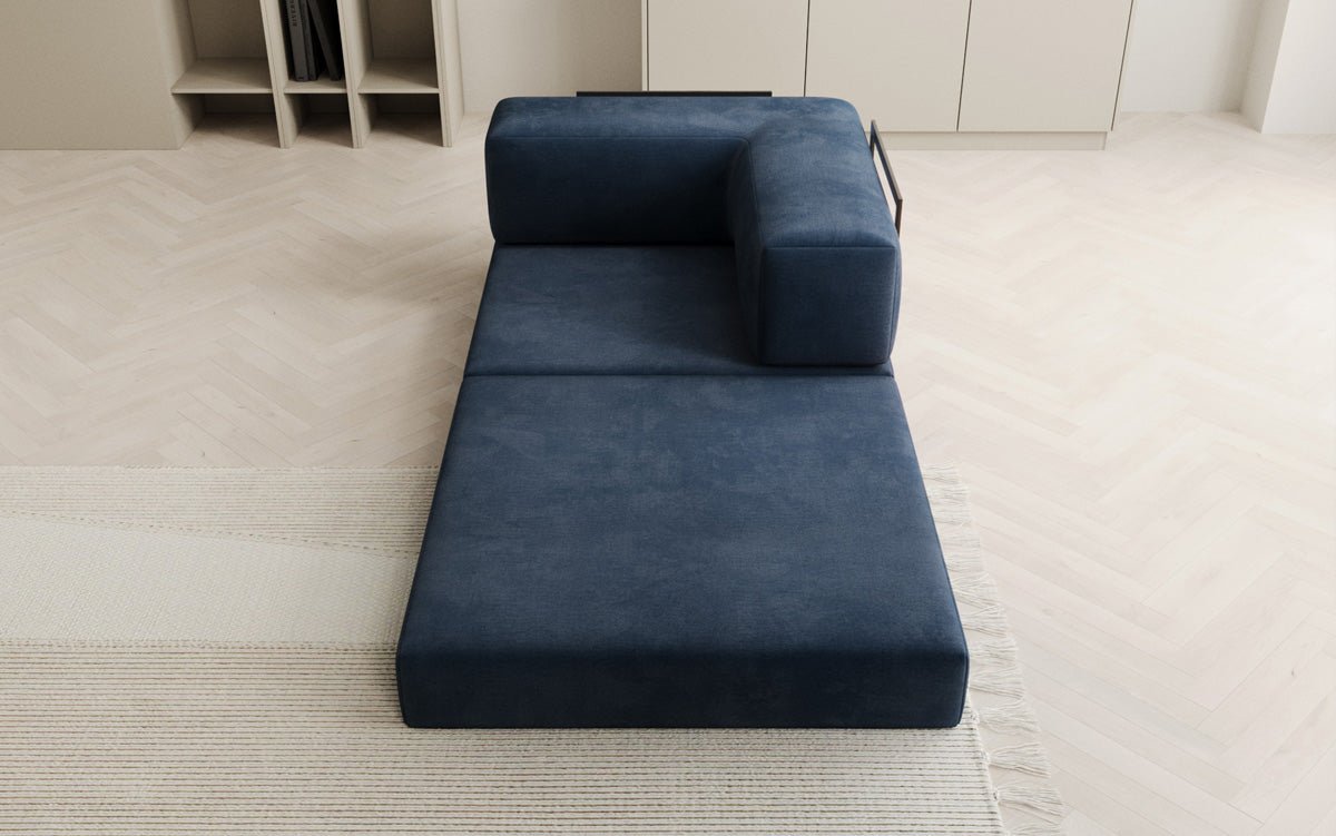 Designer Sofa-Sessel Lazy in fluweel