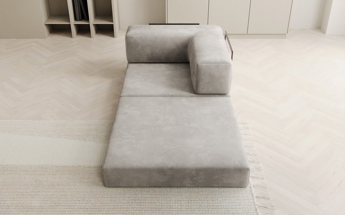 Designer Sofa-Sessel Lazy in fluweel