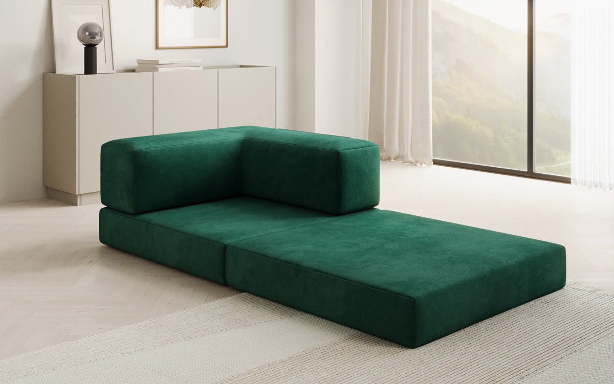 Designer Sofa-Sessel Lazy in fluweel