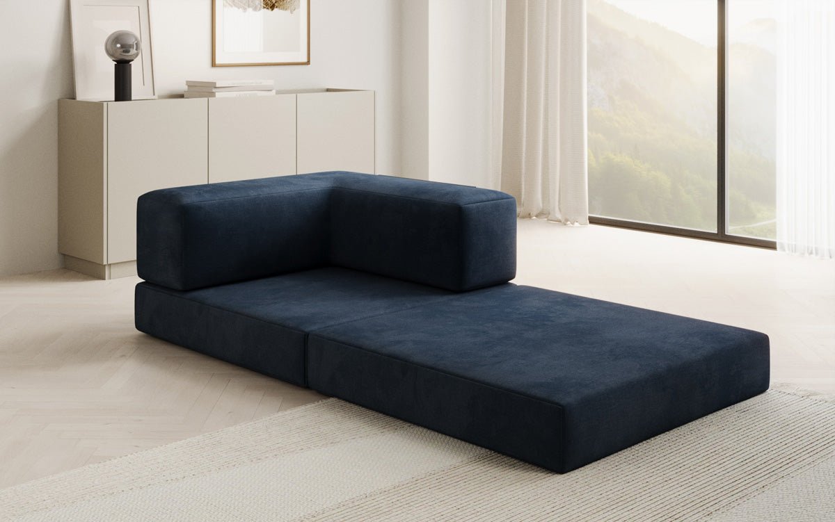 Designer Sofa-Sessel Lazy in fluweel