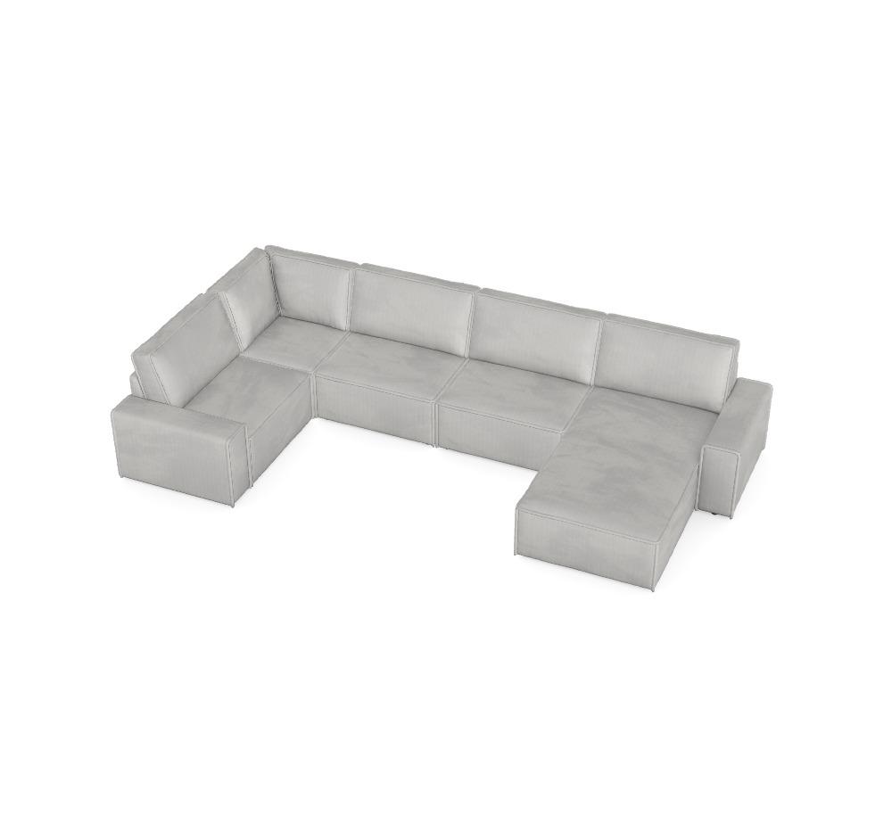 Modulares Sofa Domo - Konfiguriertes Sofa Ref: 30MIO8