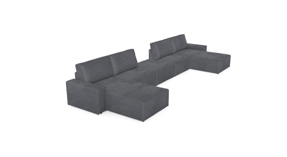 Modulares Sofa Domo - Konfiguriertes Sofa Ref: JLSANF