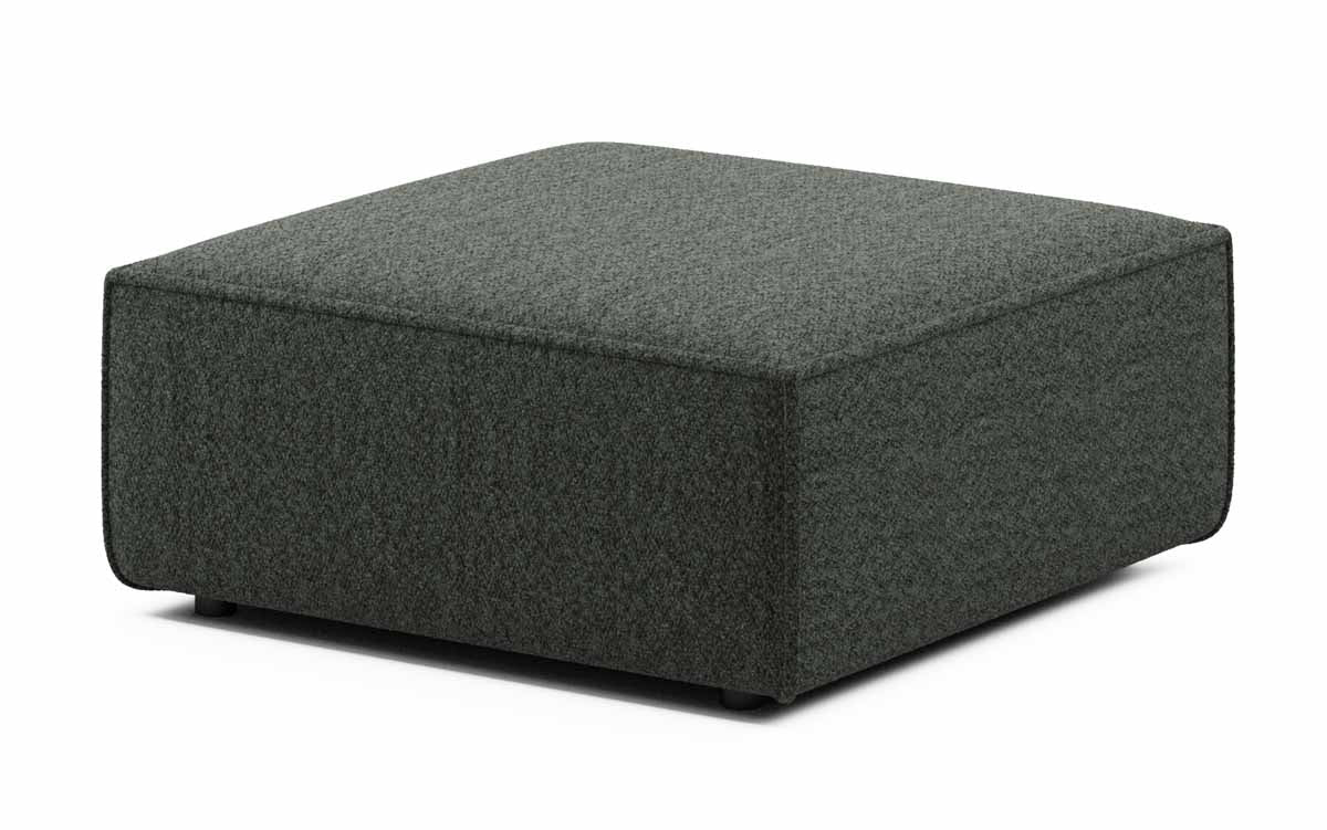 Sofa - Hocker 100 cm Yuma aus Bouclé - Luxusbetten24