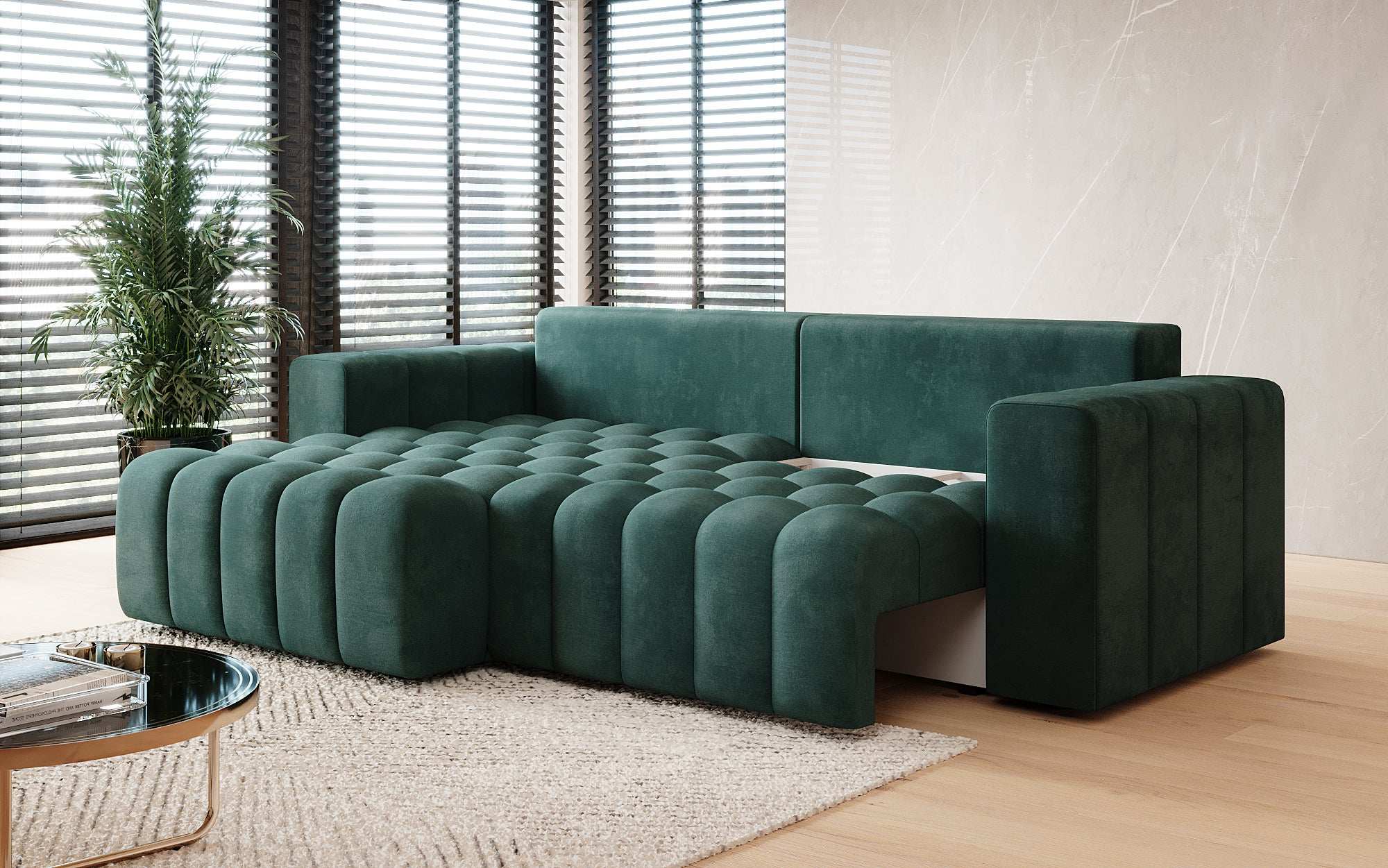 Designer Sofa Tirina mit Schlaffunktion